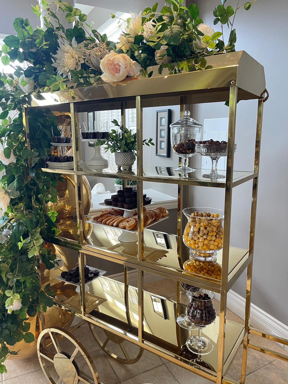Gold Sweet Cart