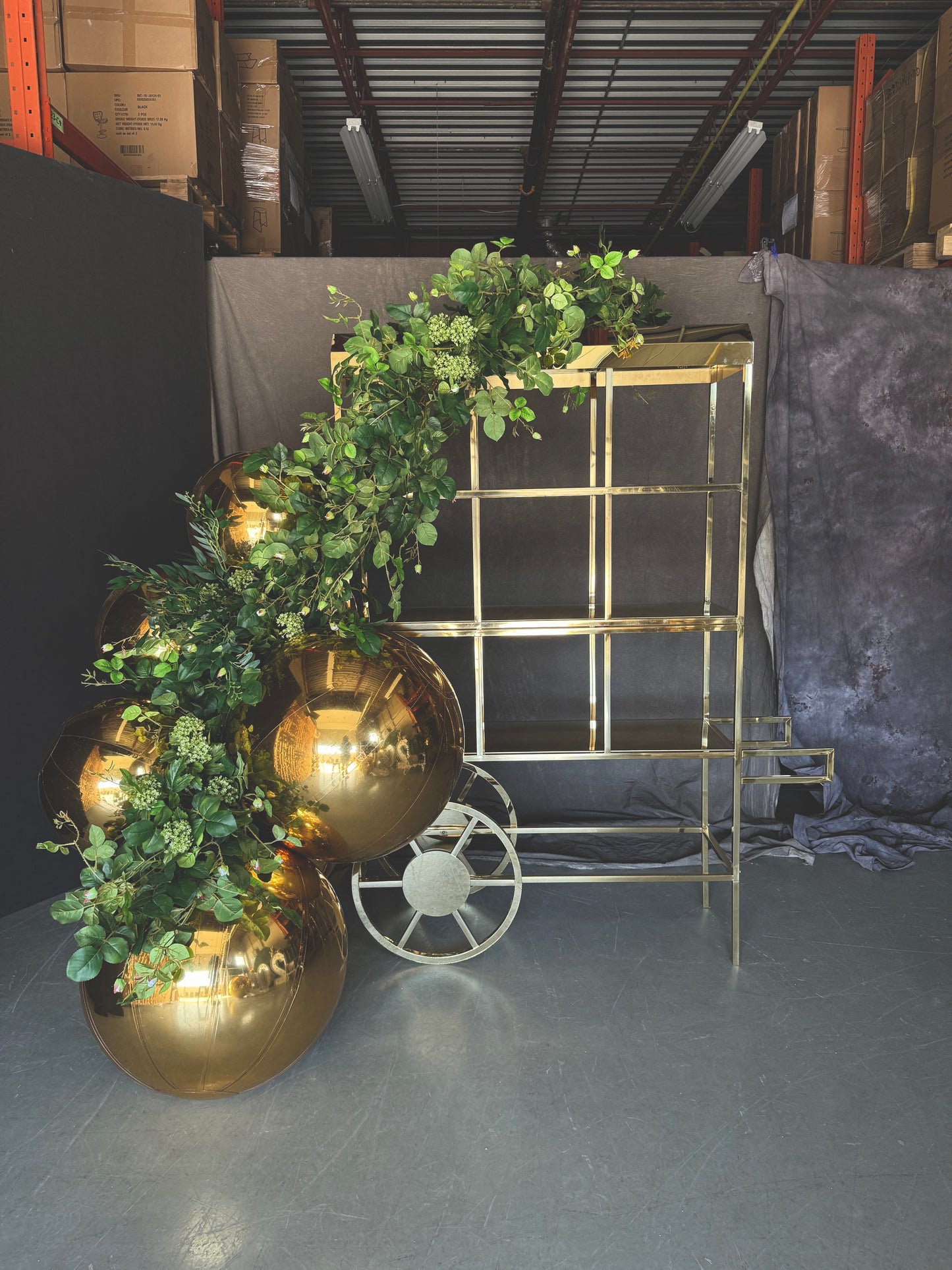 Gold Sweet Cart