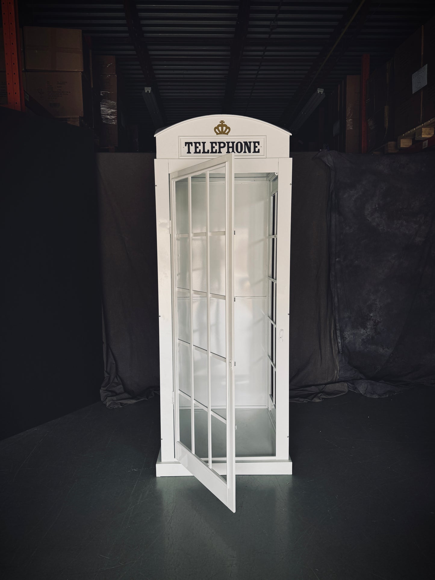 White Telephone Booth