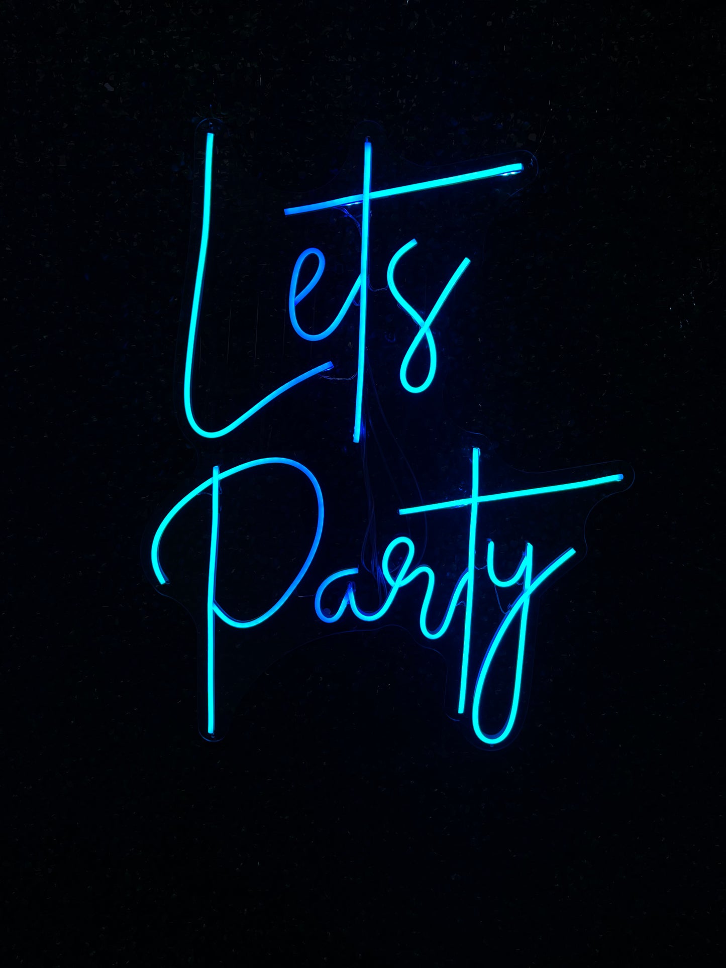 Neon Sign "Let's Party"