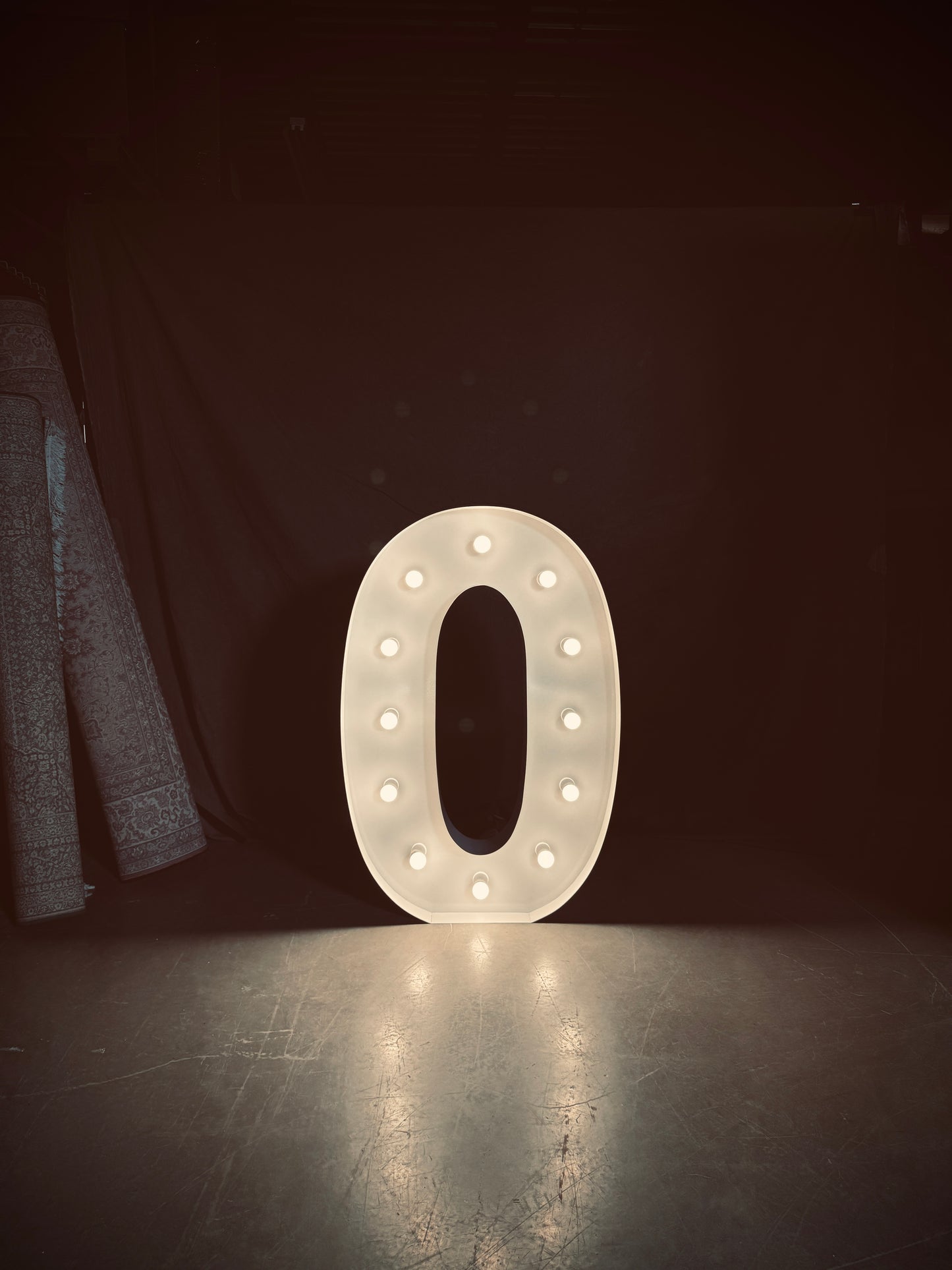 Lightbulb Marquee Numbers 4FT