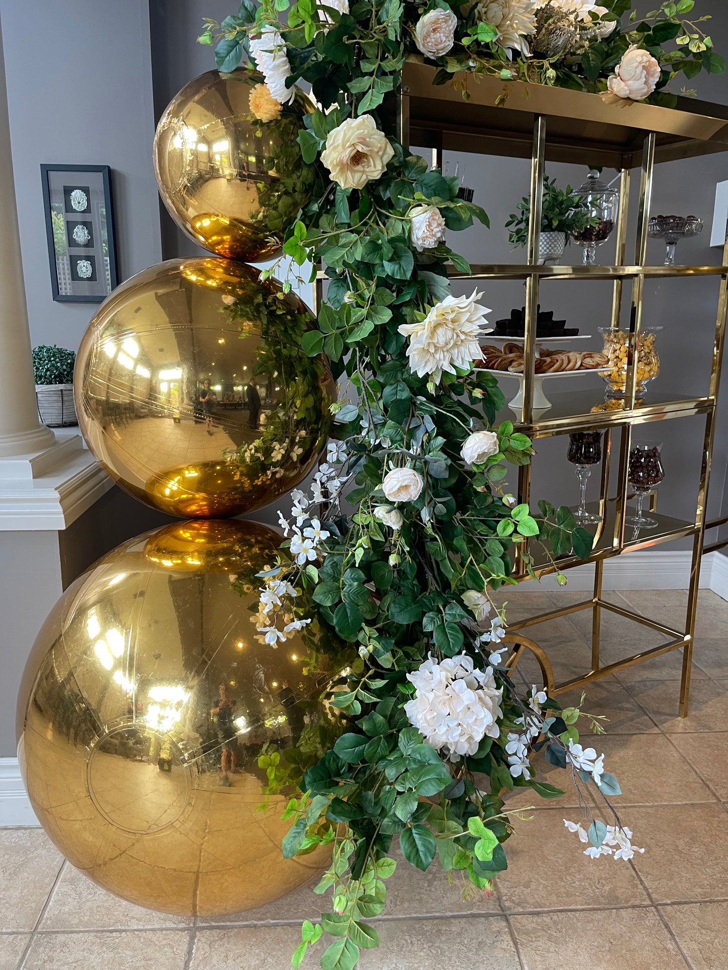 Gold Sweet Cart
