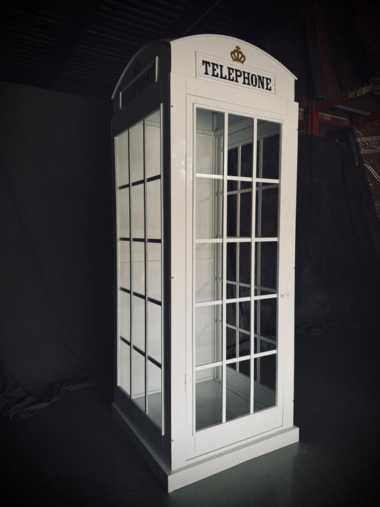 White Telephone Booth