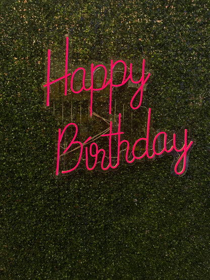 Neon Sign "Happy Birthday"