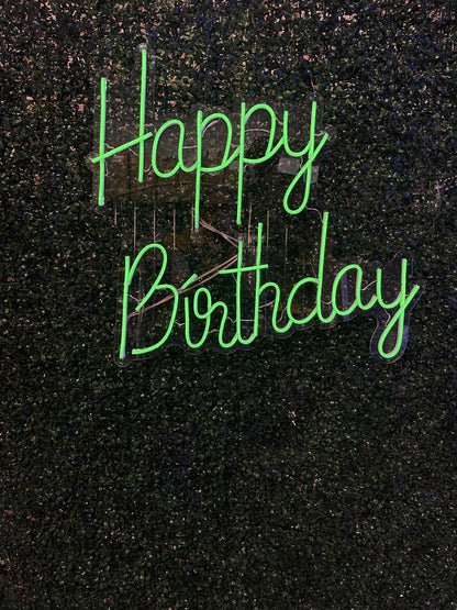 Neon Sign "Happy Birthday"