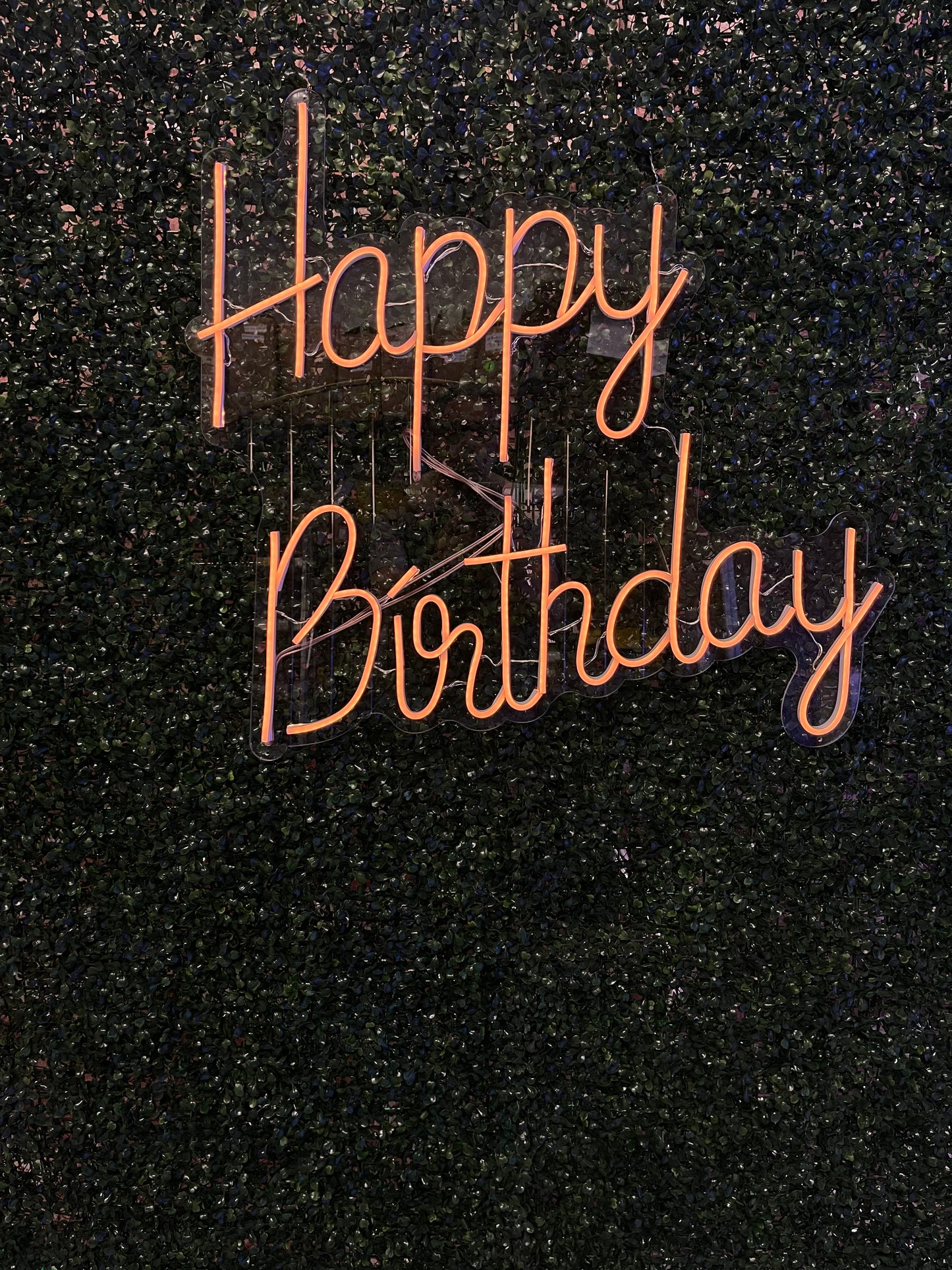 Neon Sign "Happy Birthday"