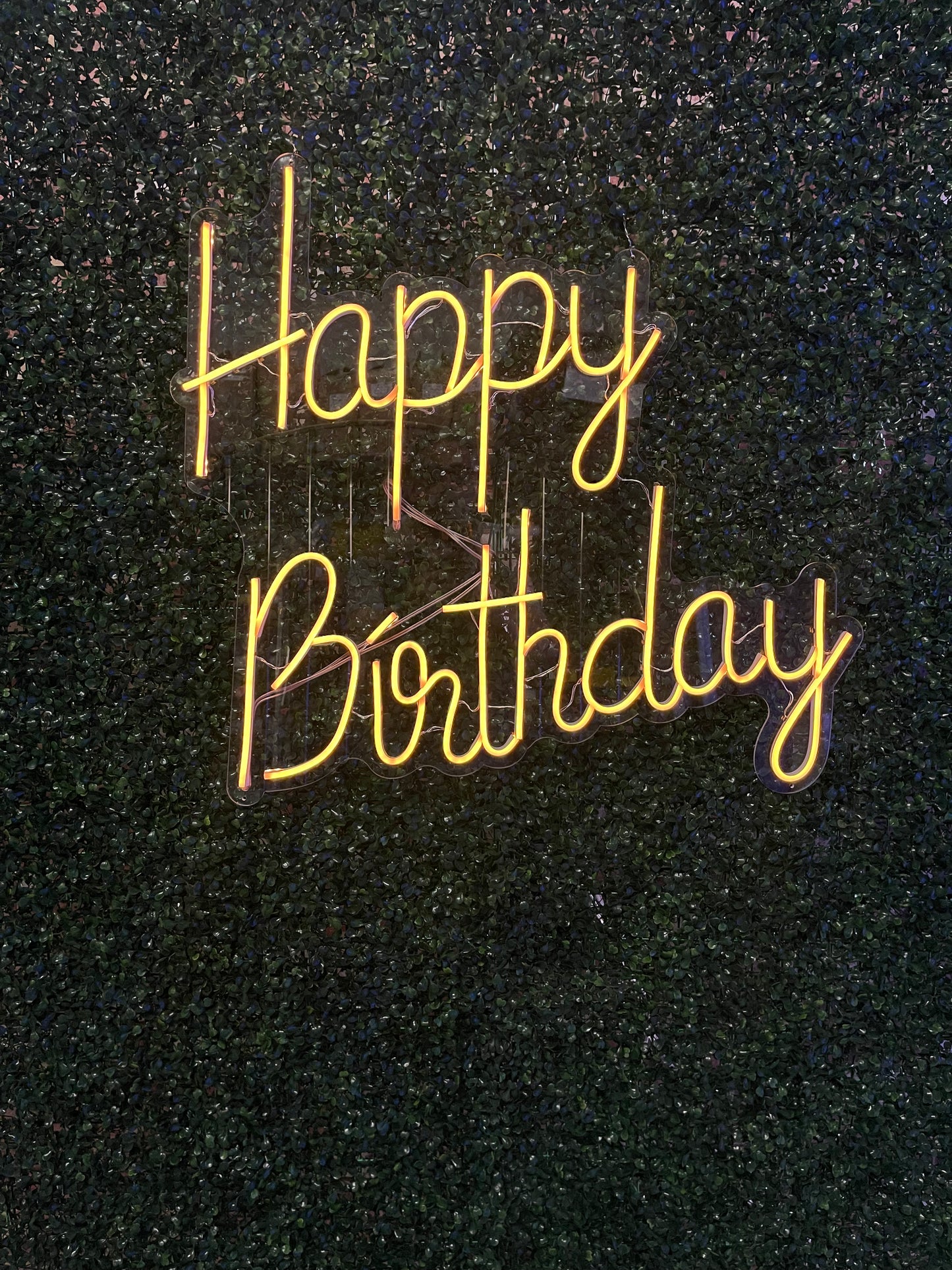 Neon Sign "Happy Birthday"