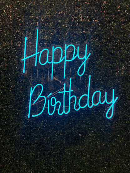 Neon Sign "Happy Birthday"