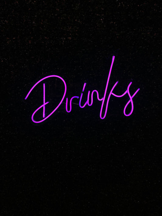 Neon Sign "Drinks"