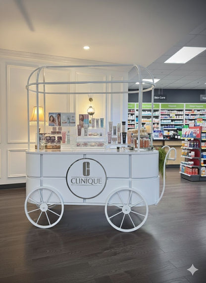 White Sweet Cart for rent